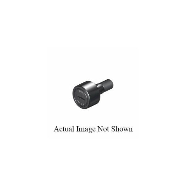 CAMROL CCF Crowned OD Cam Follower With LUBRI-DISC Seal, 1/2 in x 0.344 in W Roller